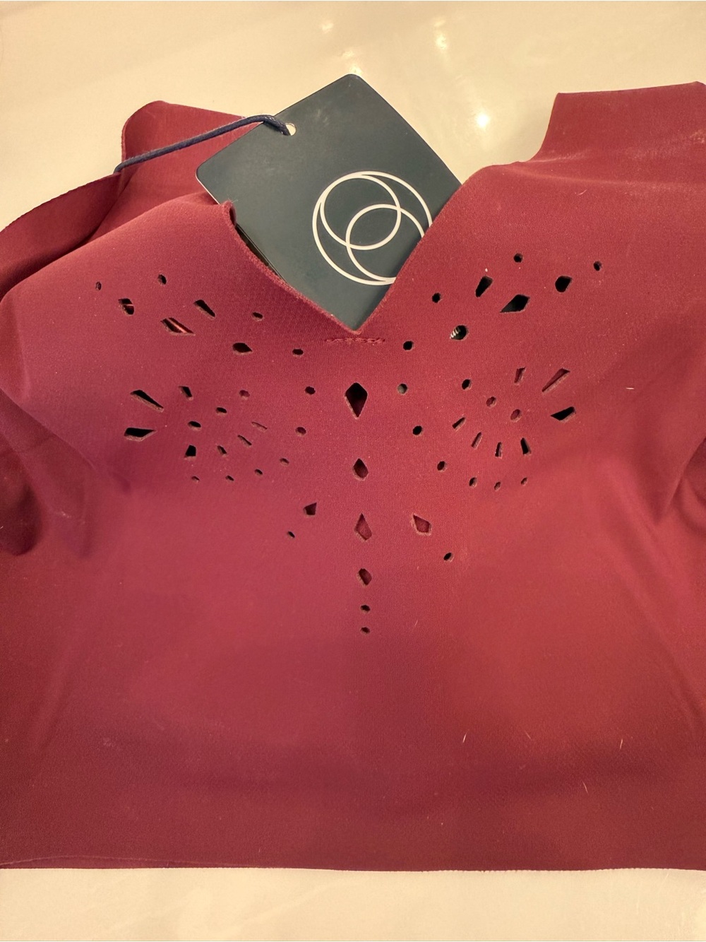 NWT Evelyn & Bobbie Seamless Wireless Bra - Deep Burgundy - Picture 2 of 3